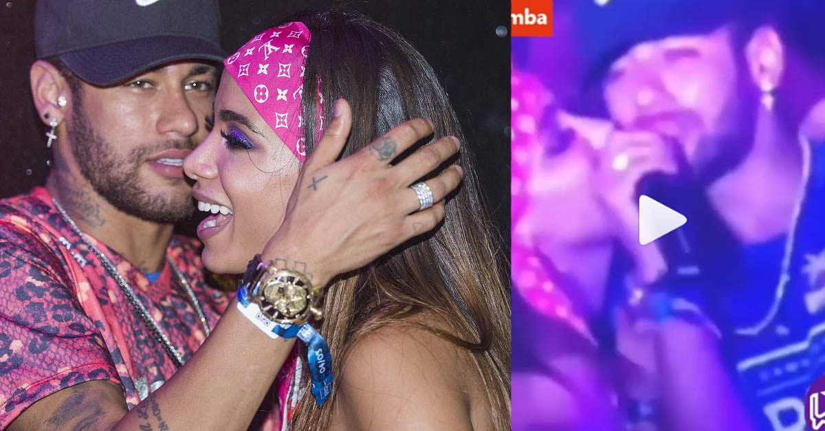 após negar vaza suposto vídeo de anitta beijando neymar durante