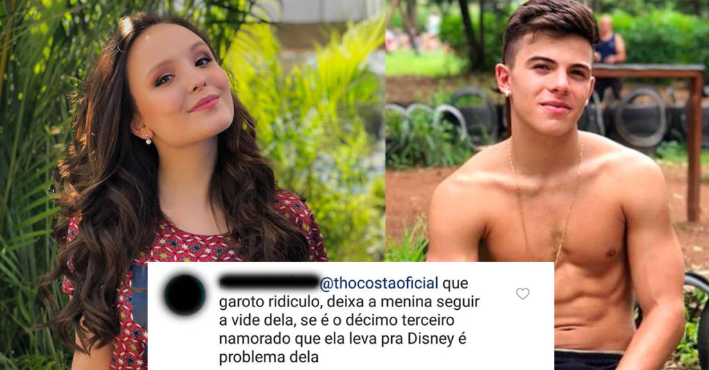 Thomaz Costa Debocha De Foto De Larissa Manoela Com Novo Namorado Na Disney E Causa Revolta T