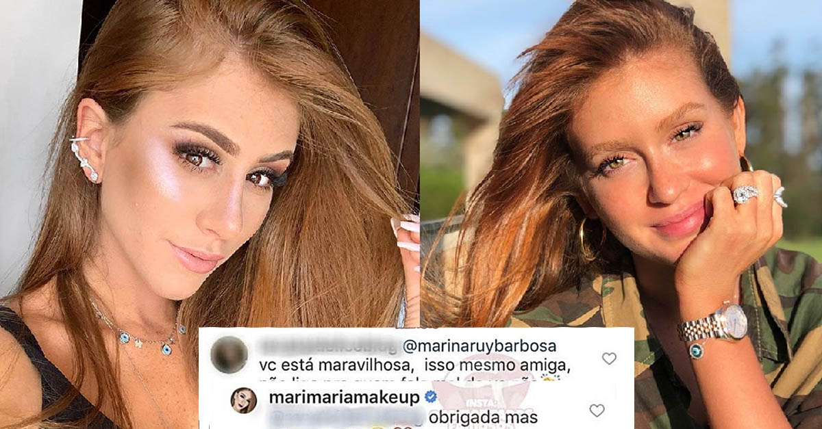 Internauta Confunde Marina Ruy Barbosa Com Blogueira Mari Maria E Ela